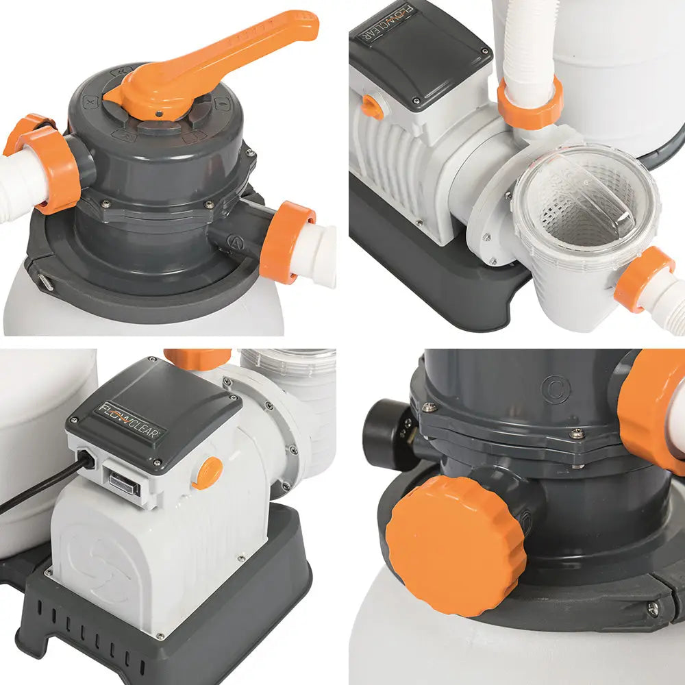 Bestway Pool Pump Sand Filter 1500gph 5678l/h Pools Flowclear™ Filters