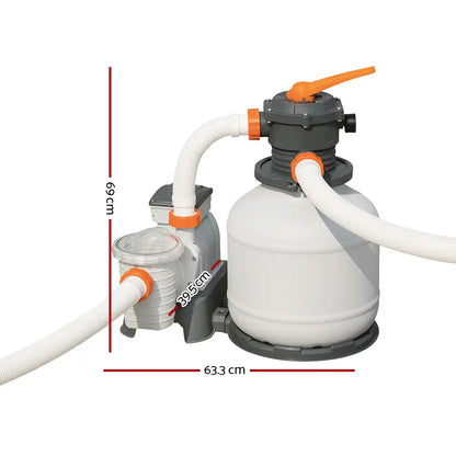 Bestway Pool Pump Sand Filter 2200gph 8327l/h Pools Flowclear Filters