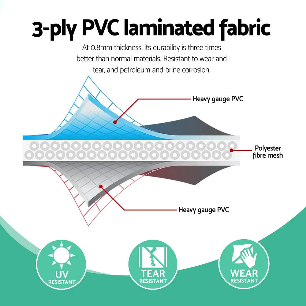 Bestway Swimming Pool 259x170x61cm Steel Frame Above Ground Pools 2300l