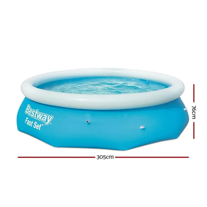 Bestway Swimming Pool 305x76cm Above Ground Round Inflatable Pools 3800l