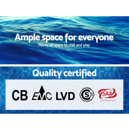 Bestway Swimming Pool 366x76cm Steel Frame Round Above Ground Pools W/ Filter Pump 6473l