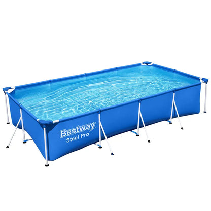 Bestway Swimming Pool 400x211x81cm Steel Frame Above Ground Pools 5700l