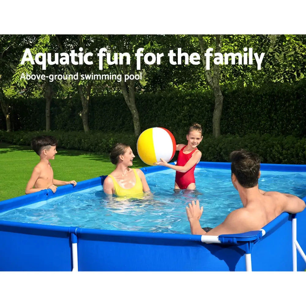 Bestway Swimming Pool 400x211x81cm Steel Frame Above Ground Pools 5700l