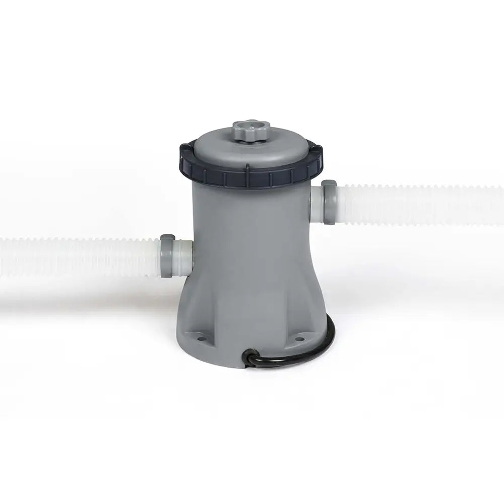Bestway Swimming Pool 400x211x81cm Steel Frame Above Ground Pools W/ Filter Pump 5700l