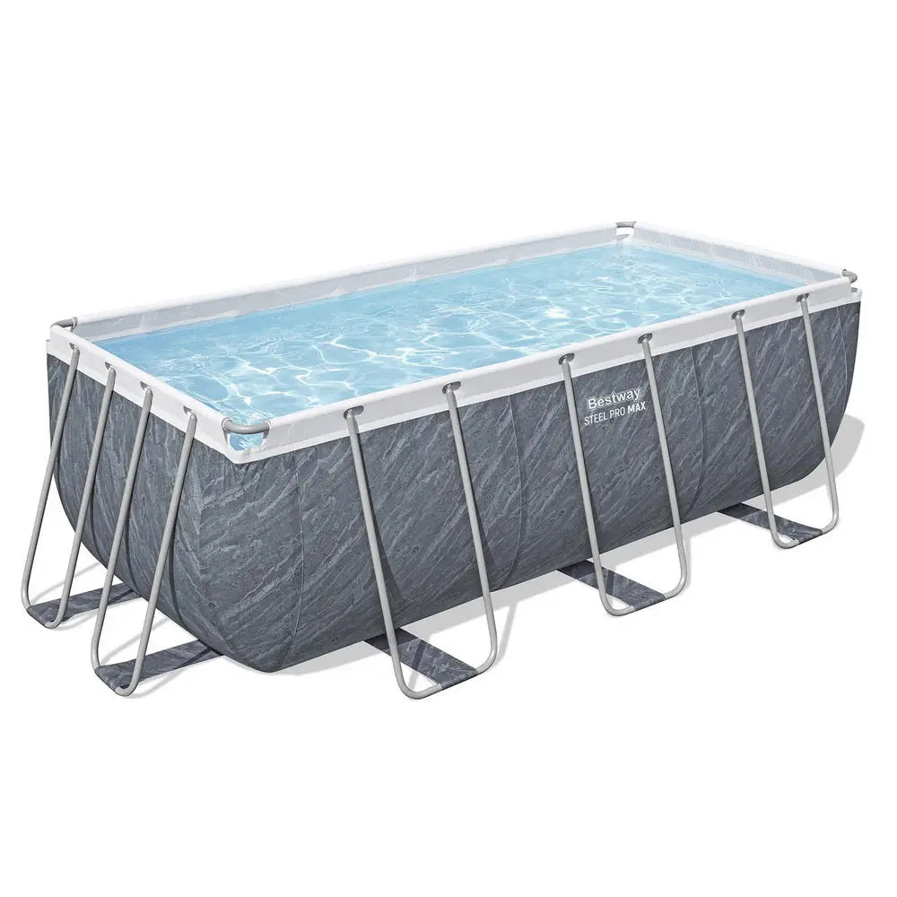 Bestway Swimming Pool 412x201x122cm Steel Frame Set W/pump Ladder