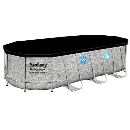 Bestway Swimming Pool 549x274x122cm Steel Frame Above Ground Pools Filter Pump Ladder 13430l