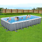 Bestway Swimming Pool 732x366x132cm Steel Frame Above Ground Pools Ladder 30045l