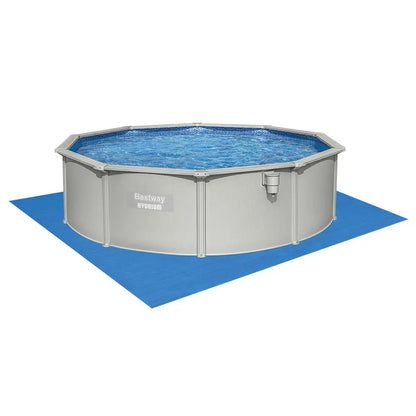 Bestway Swimming Pool Steel Frame Round Set 457cm W/ Filter Ladder 17430l