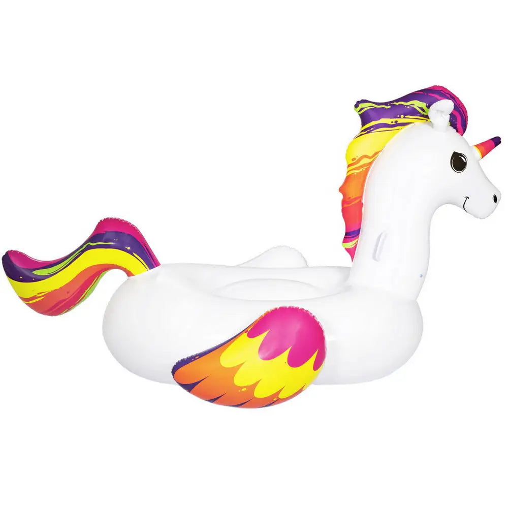 Bestway Unicorn Float Rider Inflatable Ride on Floating Pool Lounger 224x156cm