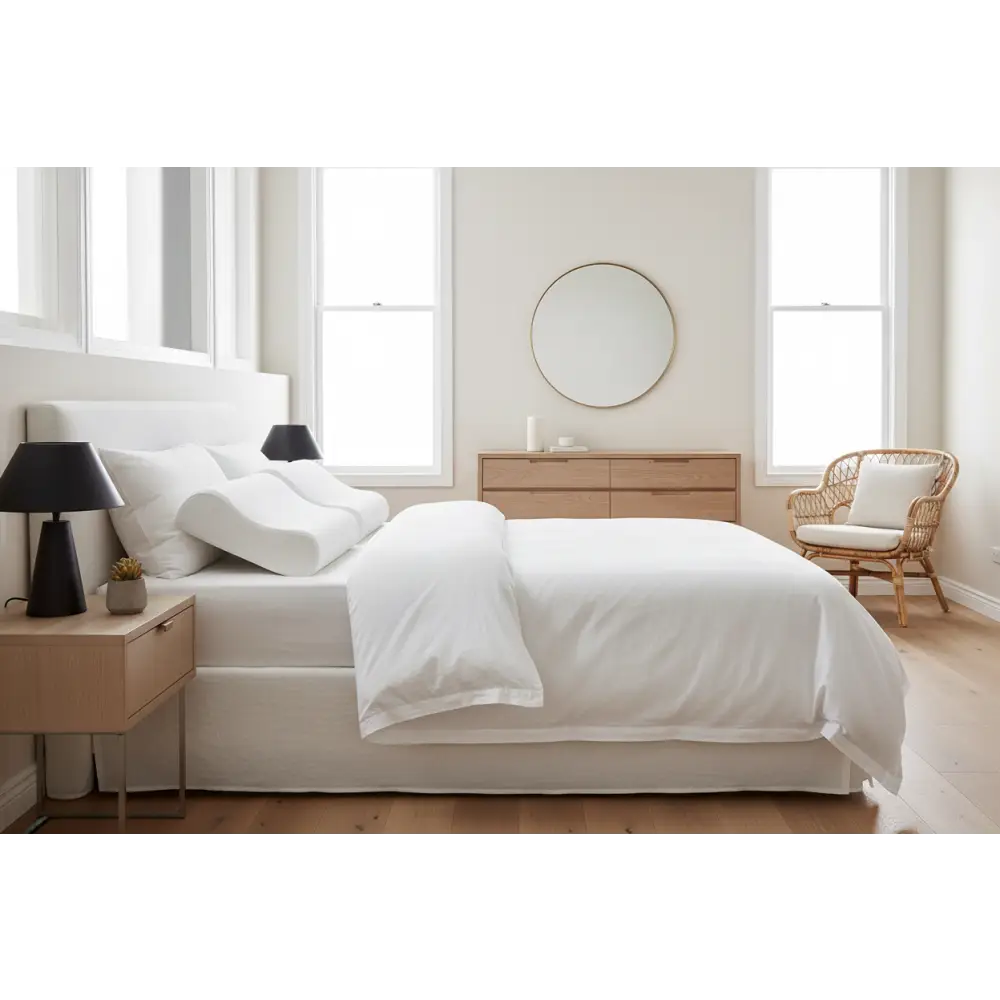 Bianca Memory Foam Contoured Profile Pillow