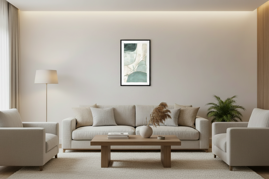 abstract wall art framed 80x120cm australia