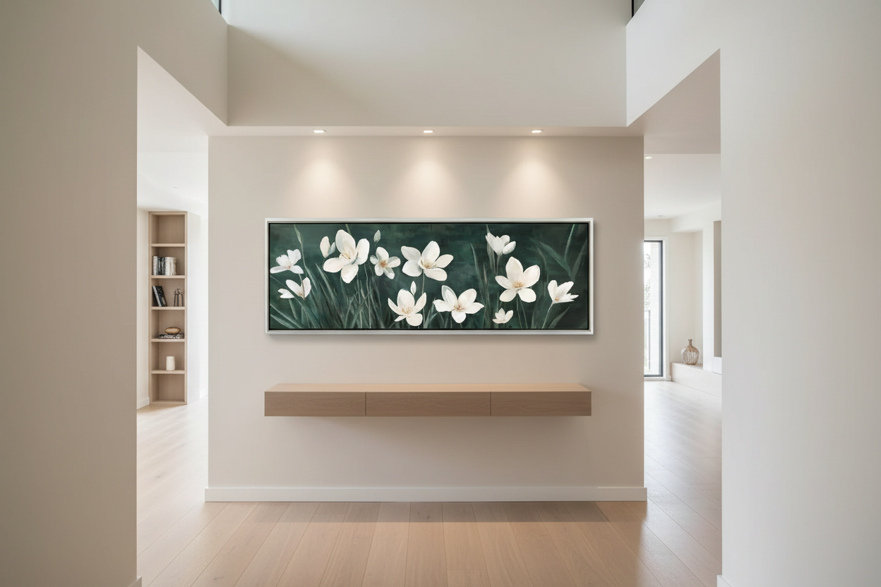 large floral wall art living room australia