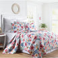 Blossom Cotton 100% Quilted 3 Pcs Bedspread Coverlet Set Super King