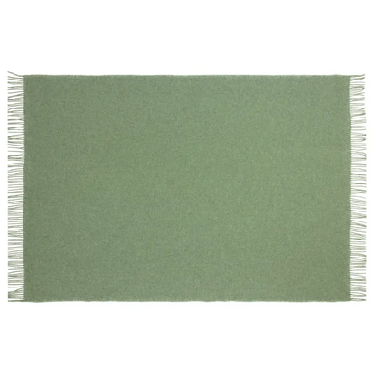 Brighton Throw - 100% Nz Wool - Sage