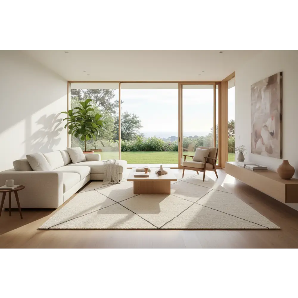 Broadway 931 Ivory by Rug Culture-290x200cm - Rectangle