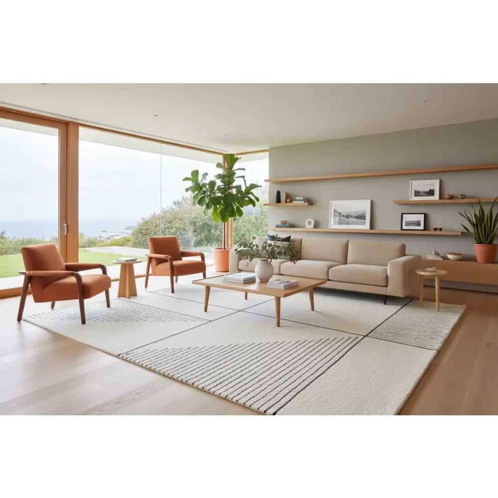 Broadway 935 Ivory by Rug Culture-290x200cm - Rectangle