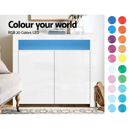 Buffet Sideboard Led - Arno White