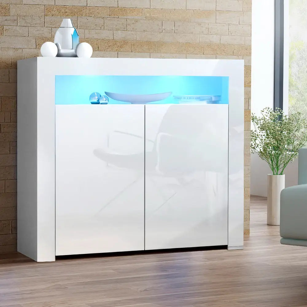 Buffet Sideboard Led - Arno White