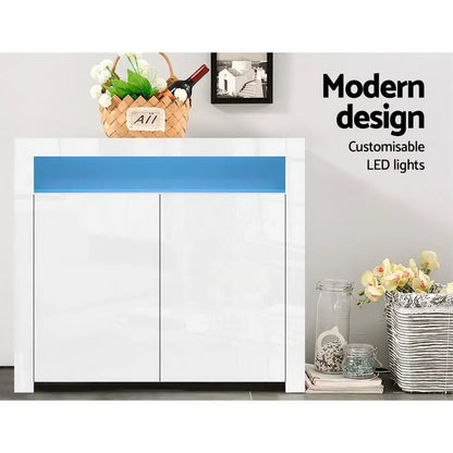 Buffet Sideboard Led - Arno White