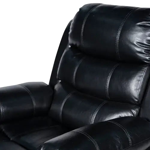 Chelsea 2r Seater Finest Leatherette Recliner Feature Console Led Light Ultra Cushioned