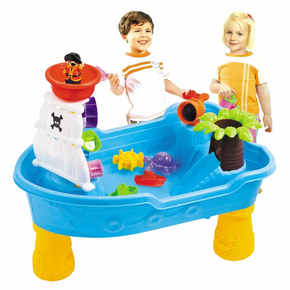 Children’s Pirate Theme Ship Sand & Water Table for Creative Play