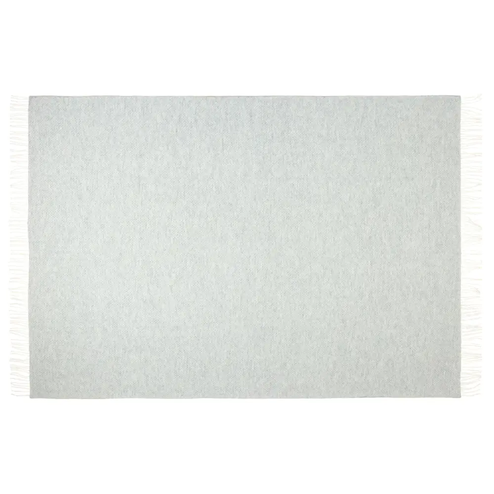 Chiswick Throw - Merino Wool/cashmere - Light Grey