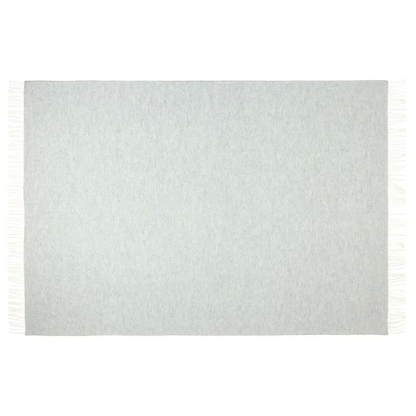 Chiswick Throw - Merino Wool/cashmere - Light Grey