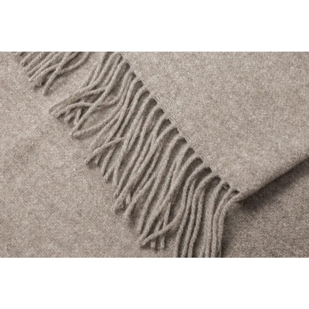 Chiswick Throw - Merino Wool/cashmere - Stone