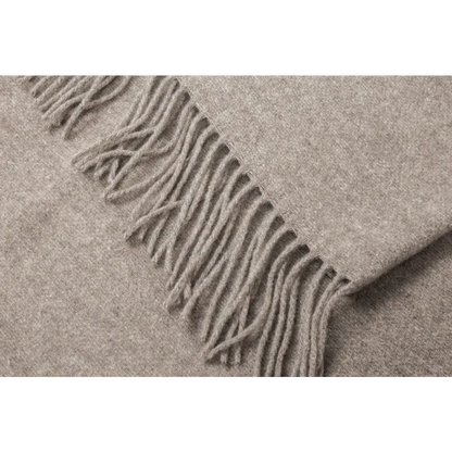 Chiswick Throw - Merino Wool/cashmere - Stone