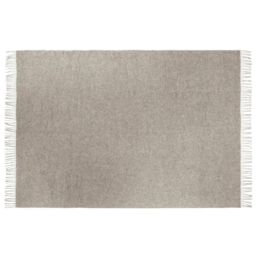 Chiswick Throw - Merino Wool/cashmere - Stone