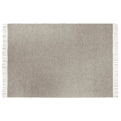 Chiswick Throw - Merino Wool/cashmere - Stone