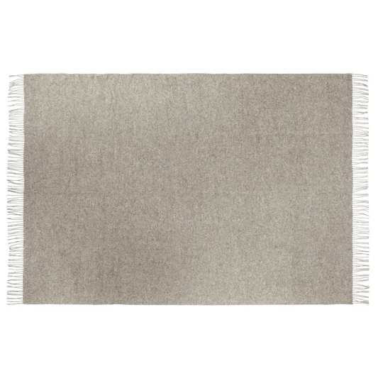 Chiswick Throw - Merino Wool/cashmere - Stone