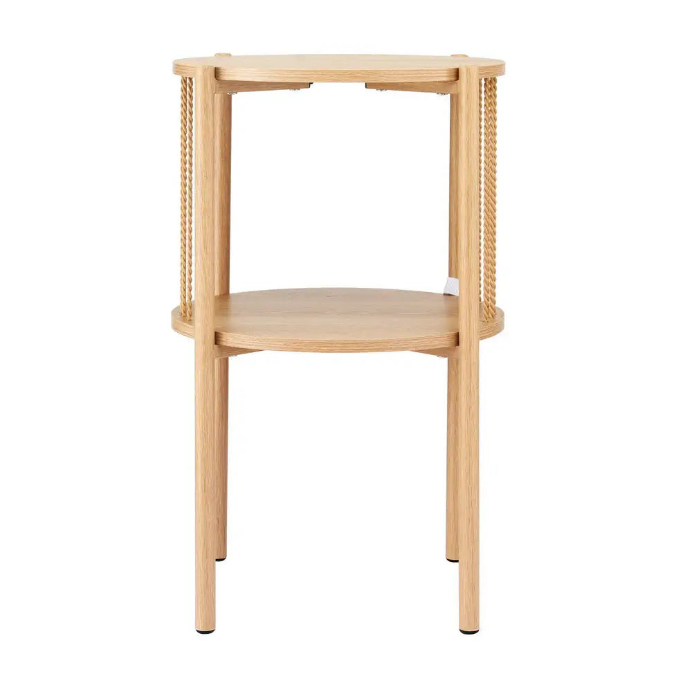 Coffee Table 2-tier Round Wood