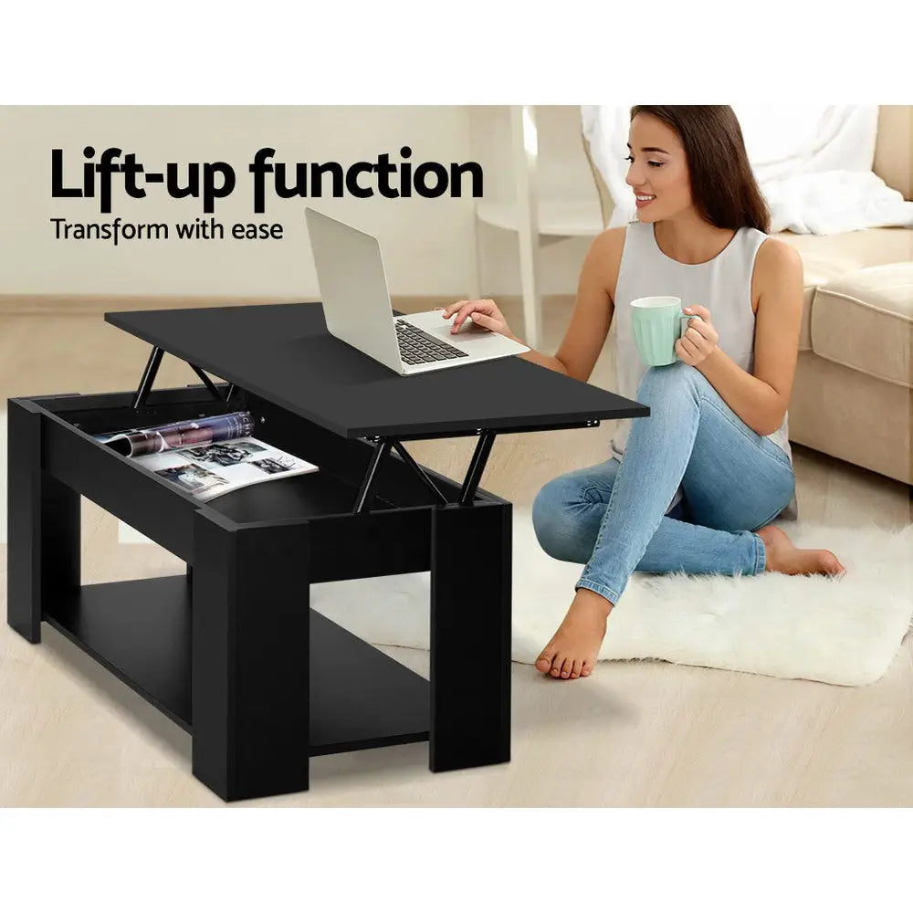 Coffee Table Lift-top Black