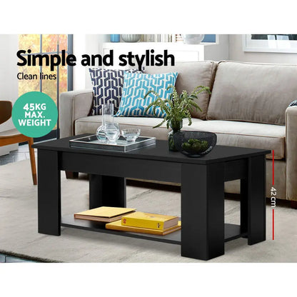 Coffee Table Lift-top Black