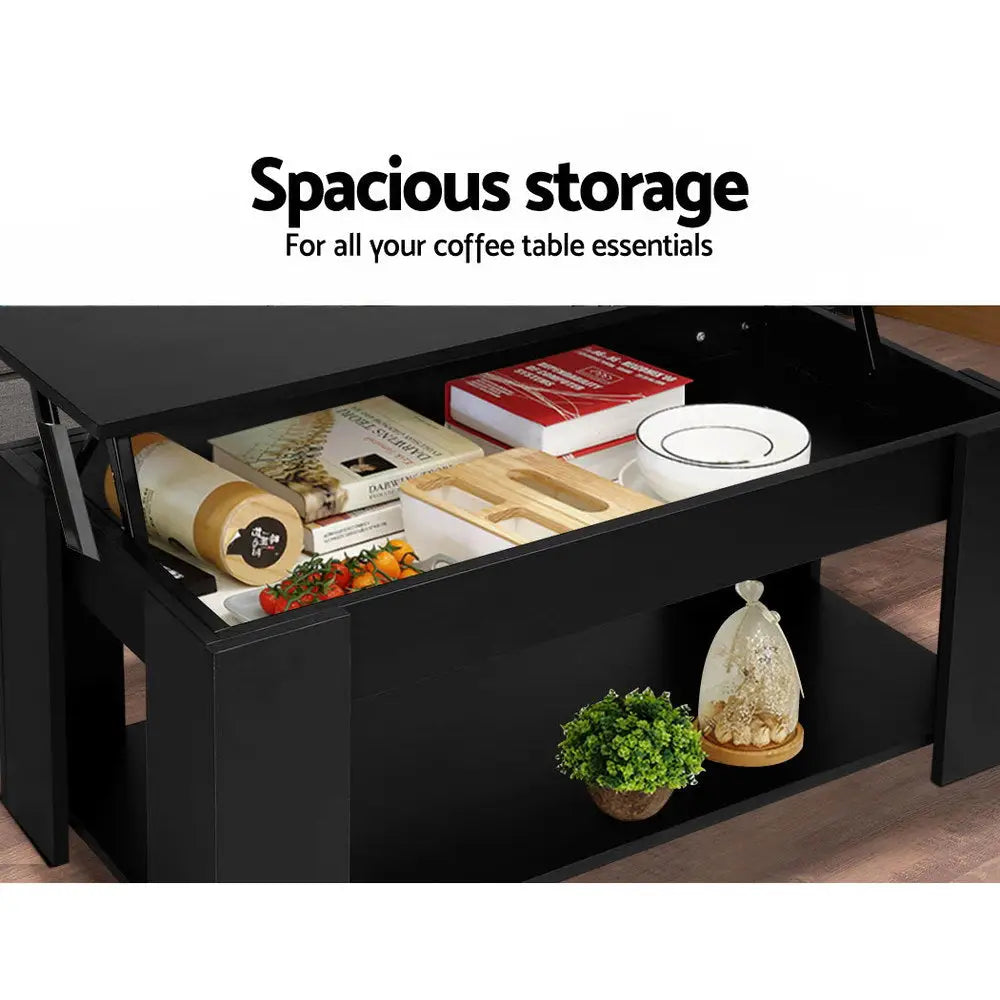 Coffee Table Lift-top Black