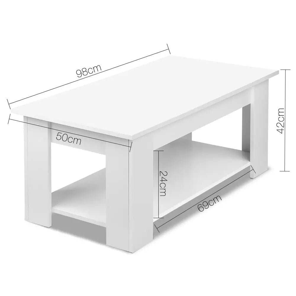 Coffee Table Lift-top White