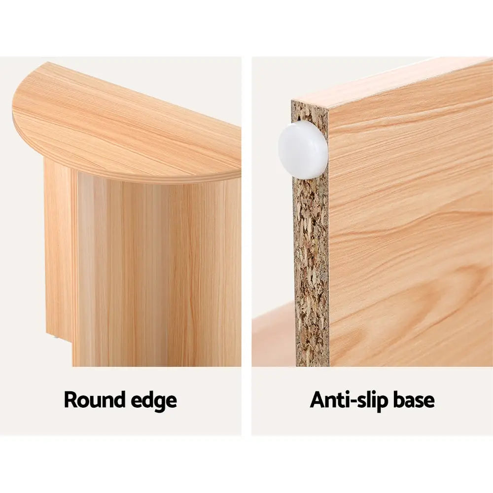 Coffee Table Semi-circle 48cm Pine Elva