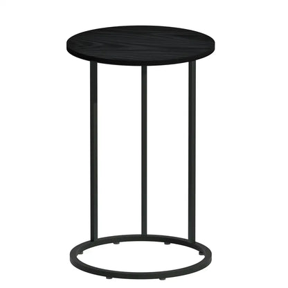 Coffee Table Side Round Black Martha