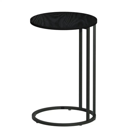 Coffee Table Side Round Black Martha