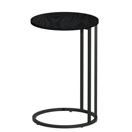 Coffee Table Side Round Black Martha