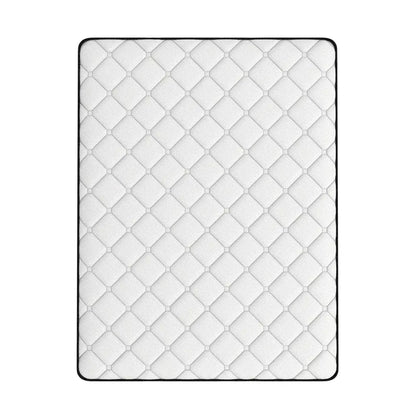 Comforpedic Mattress 5 Zone Medium Support Foam Bonnell Spring 21cm - Queen - White Black