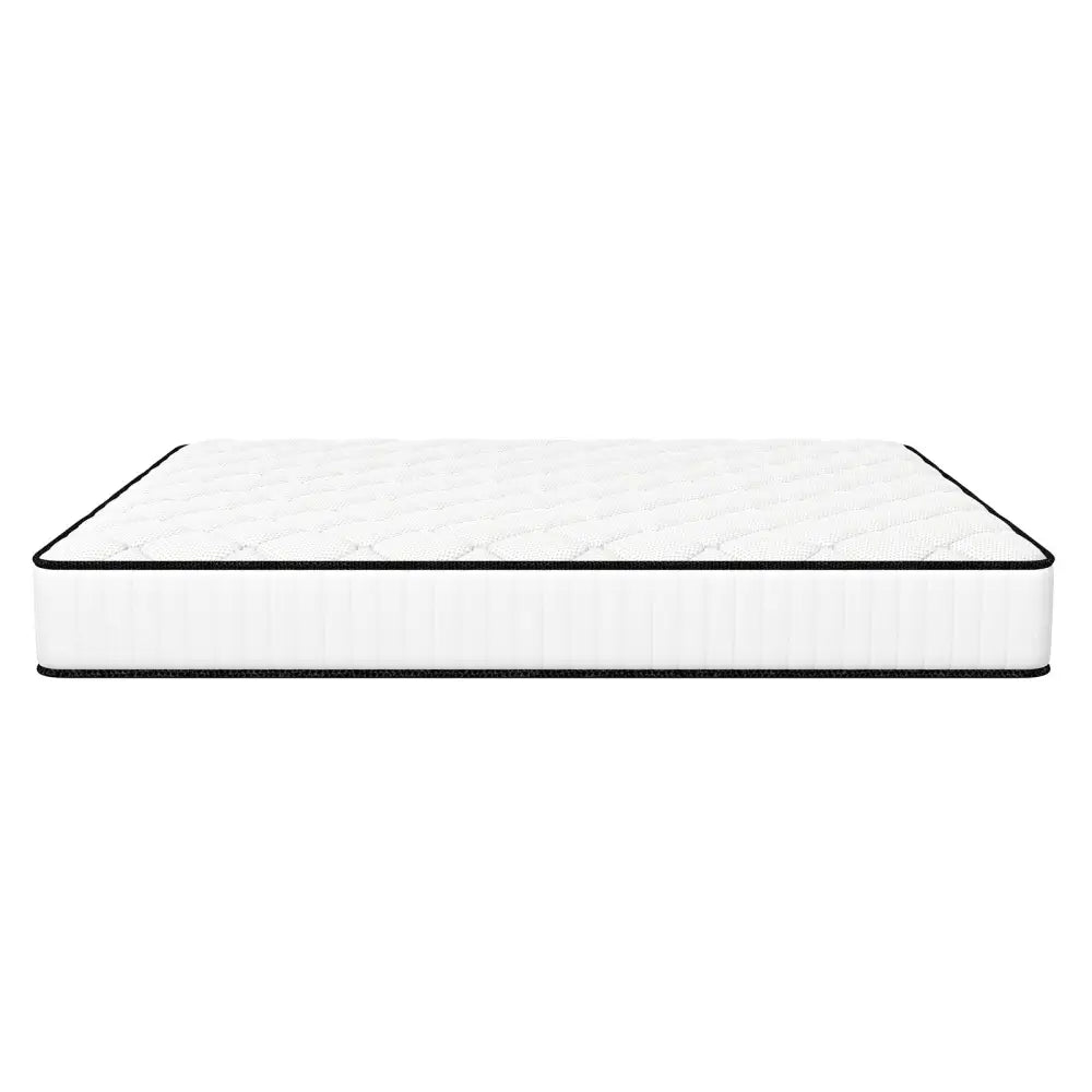 Comforpedic Mattress 5 Zone Medium Support Foam Bonnell Spring 21cm - Queen - White Black
