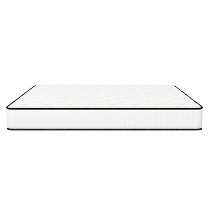 Comforpedic Mattress 5 Zone Medium Support Foam Bonnell Spring 21cm - Queen - White Black