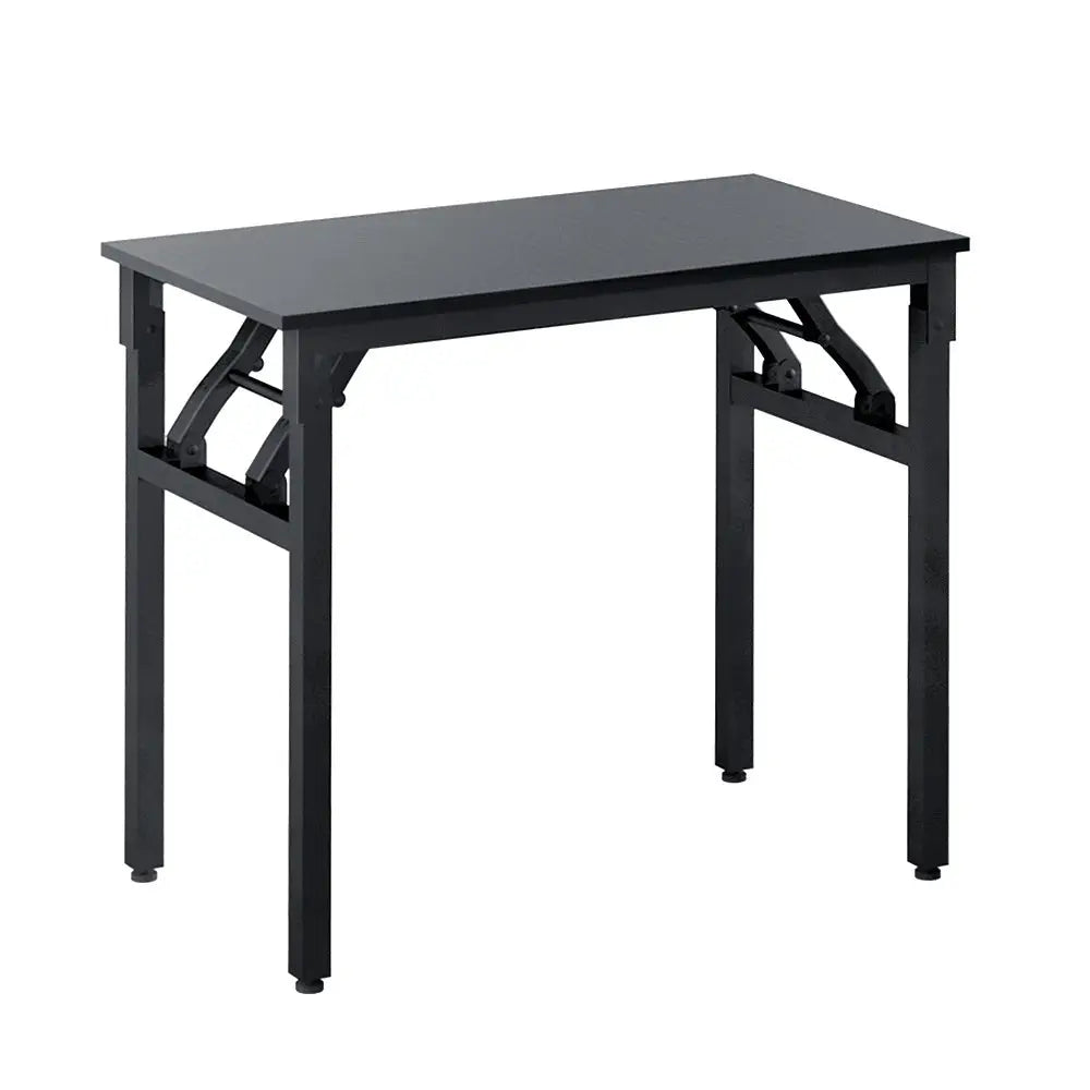 Computer Desk Foldable Balck 80cm