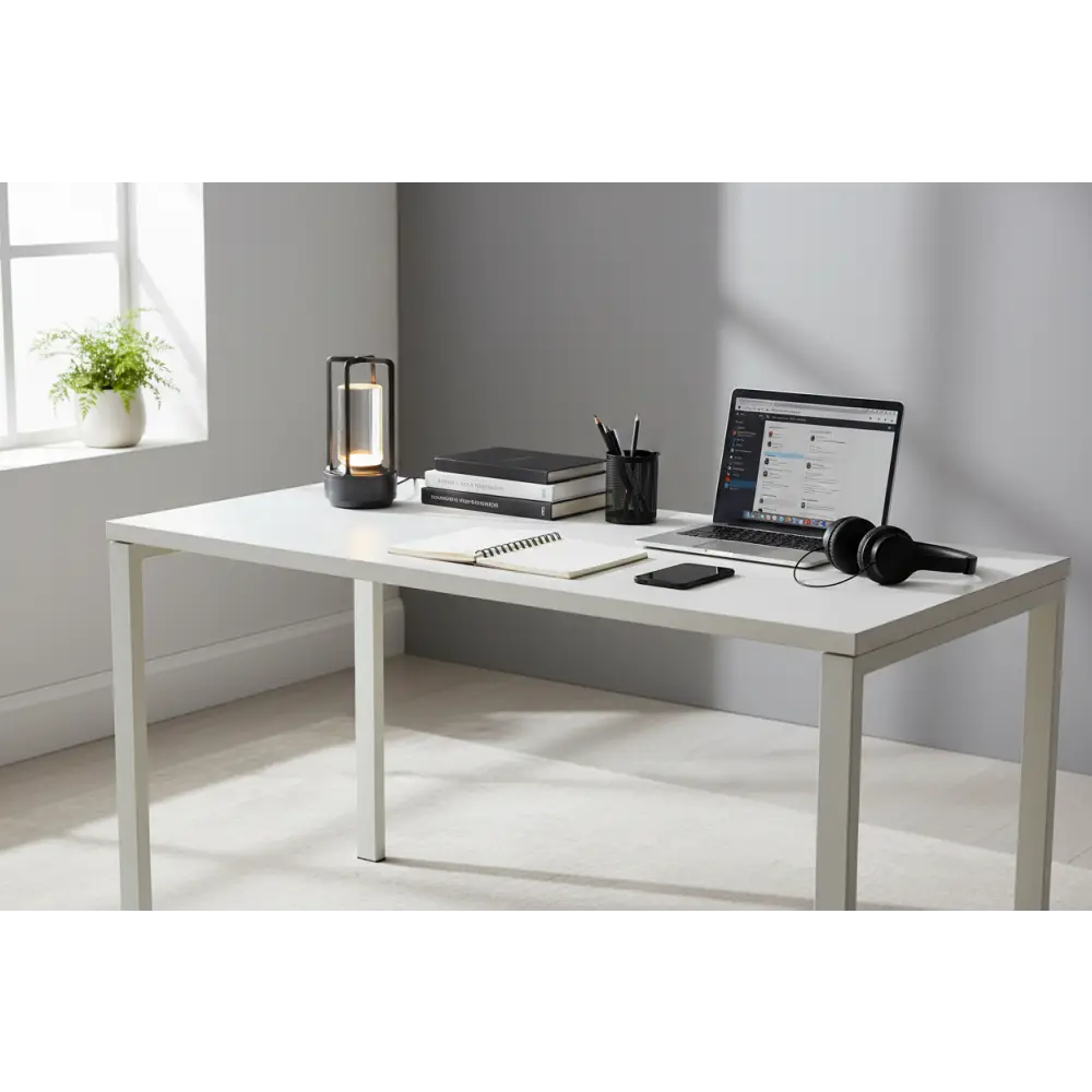 Cross-shaped Led Table Lamp - Black Touch Button with Usb Charging