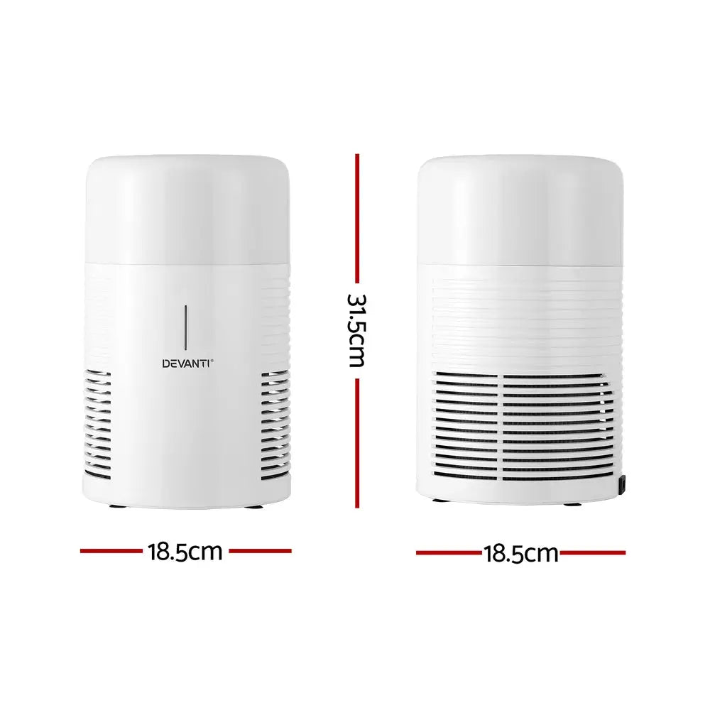 Devanti Air Purifier Hepa Filter Home Purifiers Dust Sensor Pm2.5 Remover