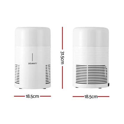 Devanti Air Purifier Hepa Filter Home Purifiers Dust Sensor Pm2.5 Remover