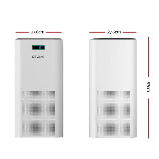 Devanti Air Purifier Home Purifiers Hepa Filter
