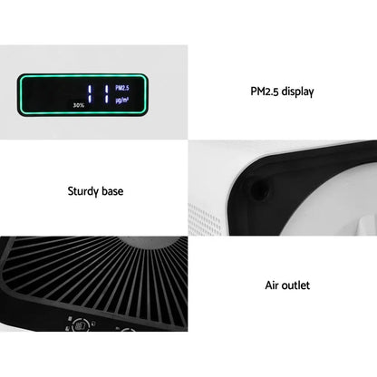 Devanti Air Purifier Home Purifiers Hepa Filter